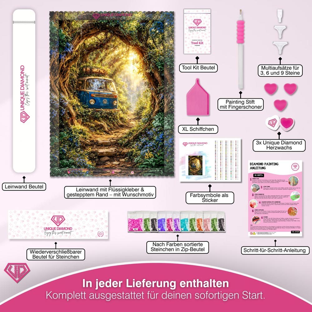 5D Diamond Painting – Wanderlust Dreams Unique-Diamond