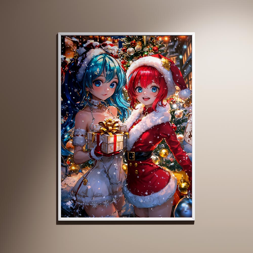 5D Diamond Painting – Weihnachtliches Fest mit 100 Farben, Unique-Diamond