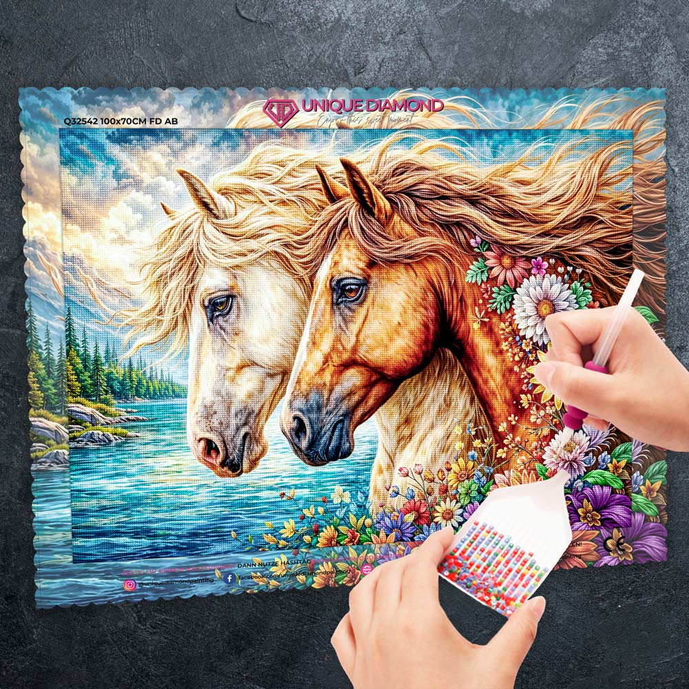 5D Diamond Painting – Whispers of Harmony Unique-Diamond