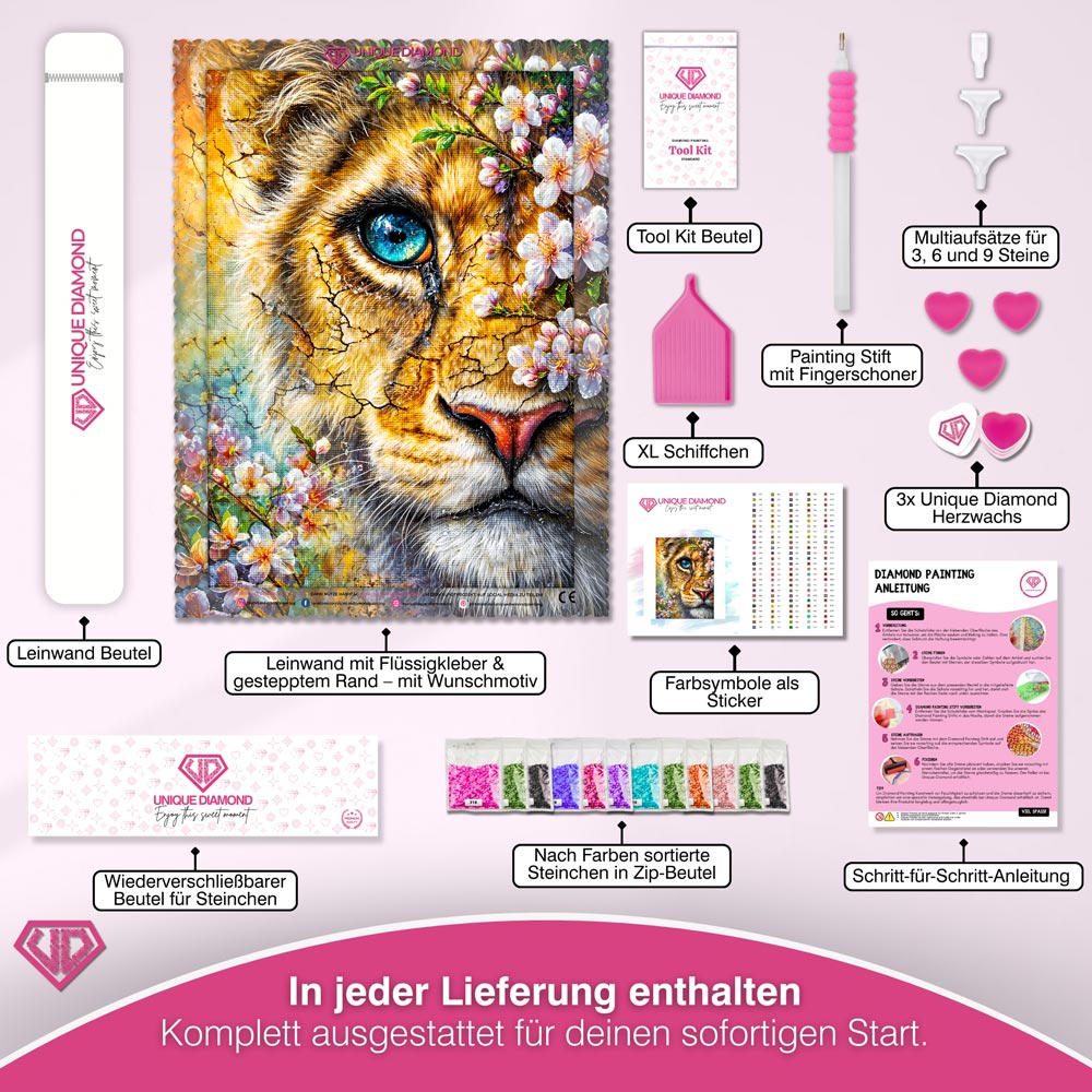 5D Diamond Painting – Wild Bloom Spirit