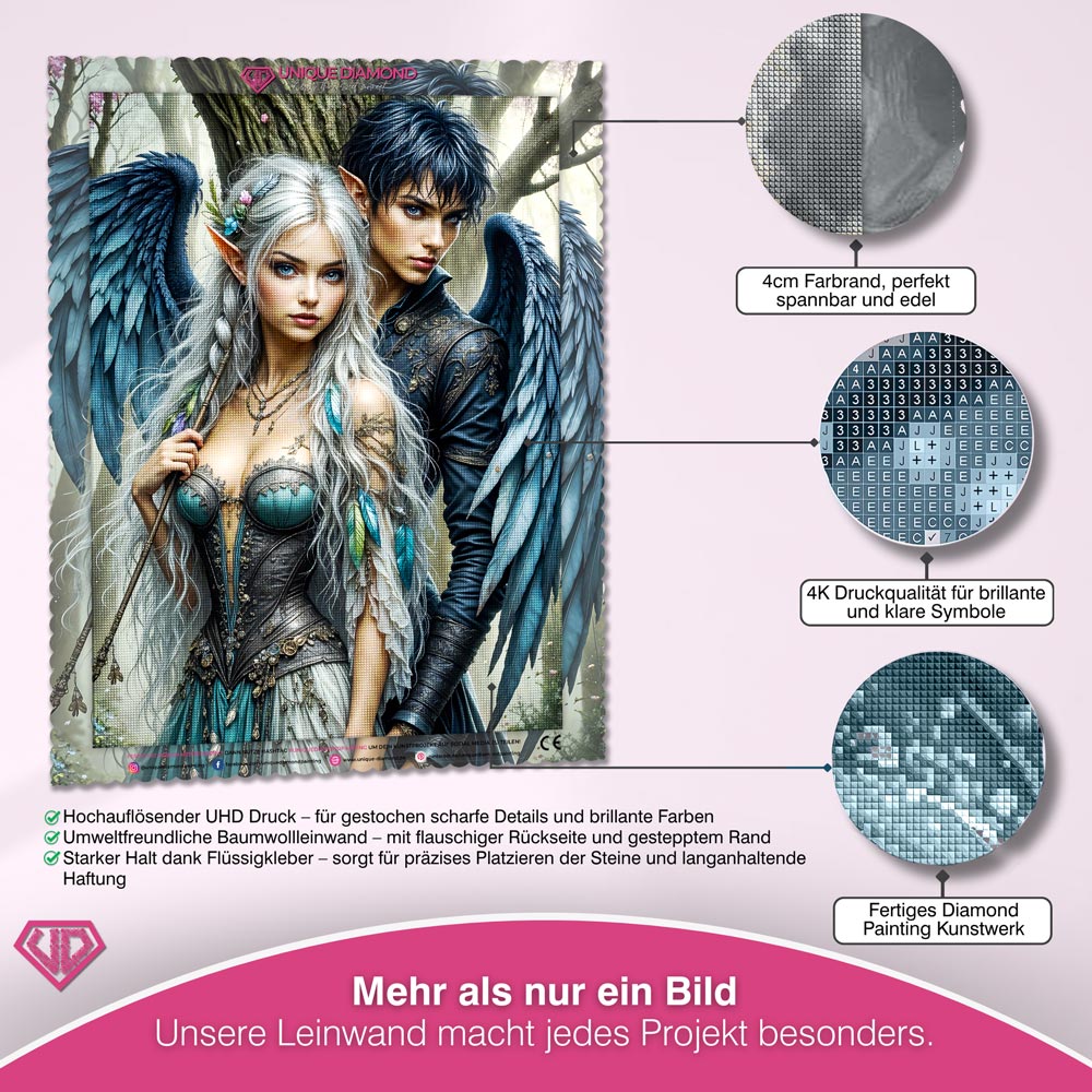 5D Diamond Painting – Wings of Destiny Unique-Diamond