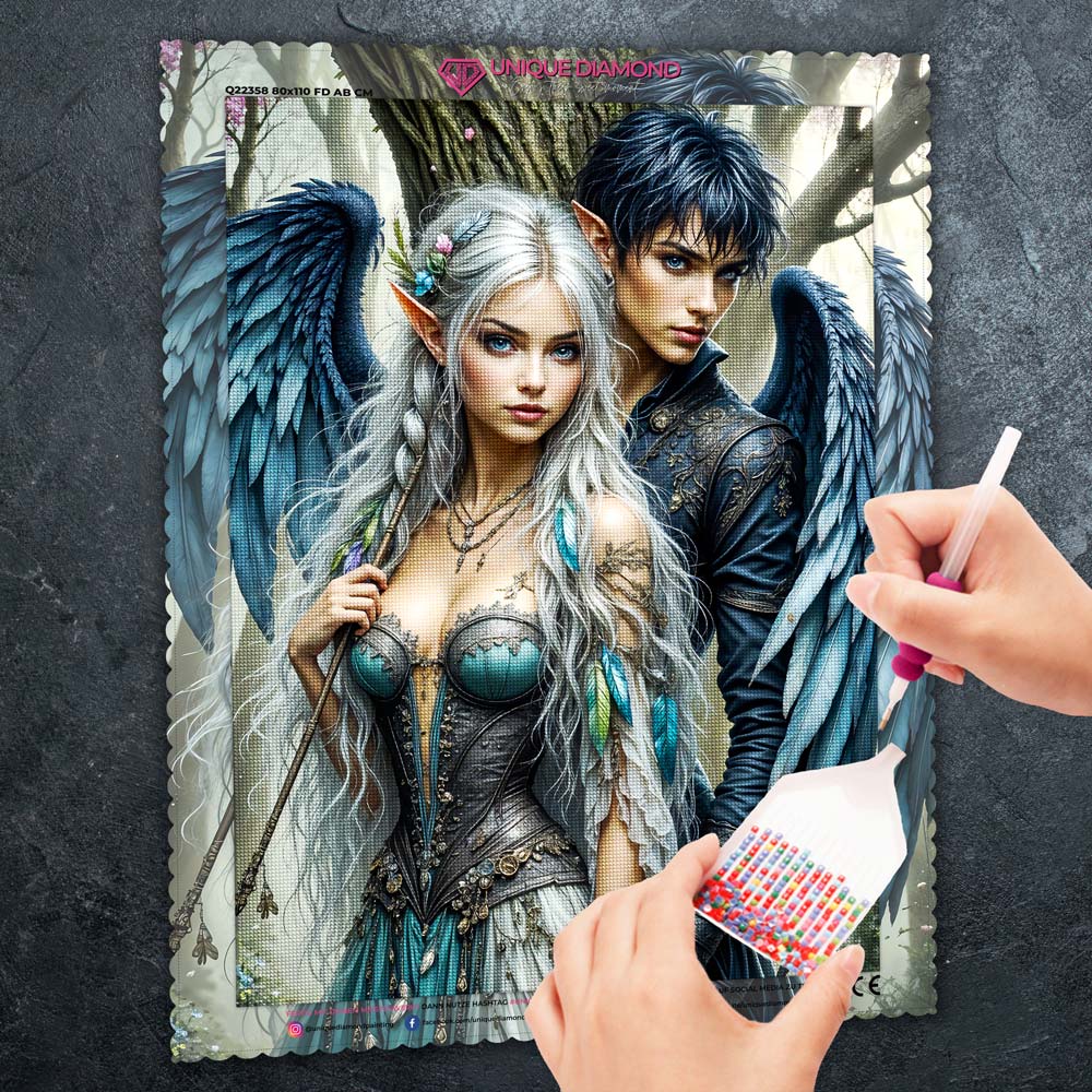 5D Diamond Painting – Wings of Destiny Unique-Diamond