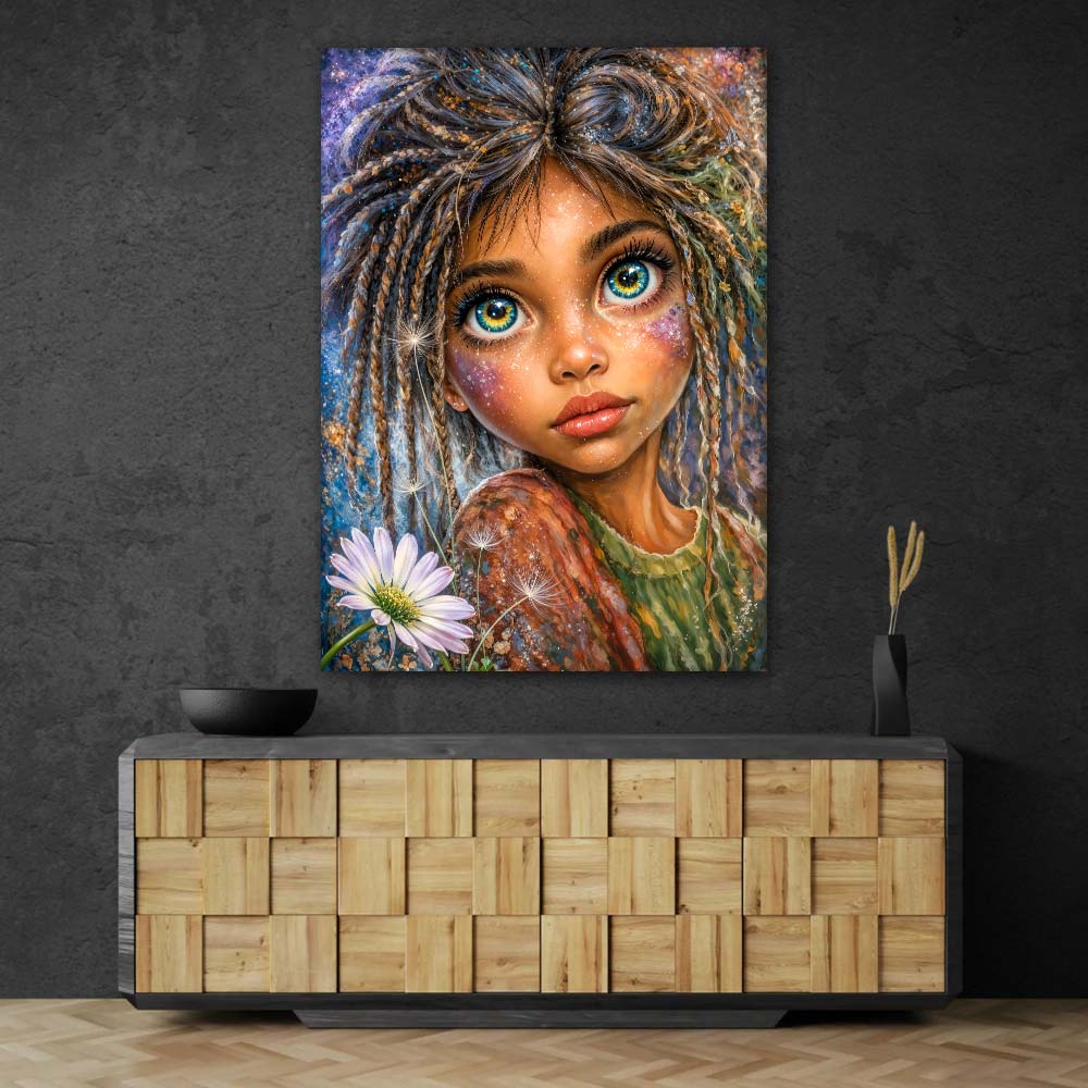 5D Diamond Painting – Zauberkind Elina im Sternenlicht