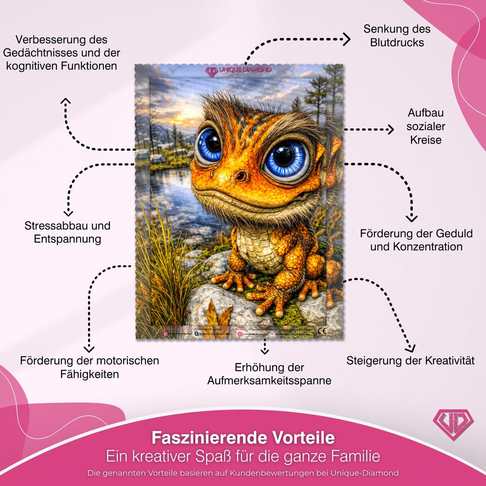 5D Diamond Painting – Zoriel Wächter der funkelnden Quelle
