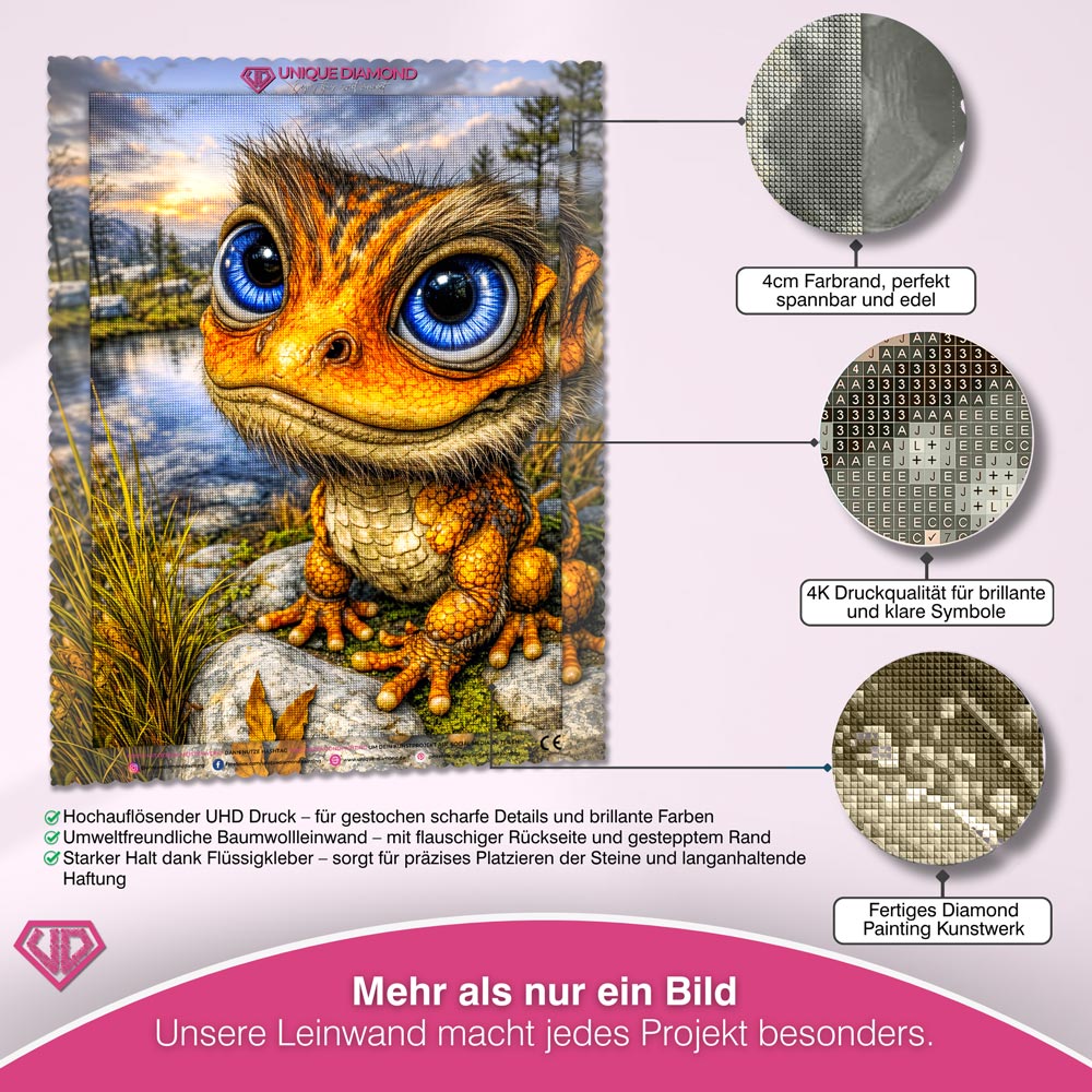 5D Diamond Painting – Zoriel Wächter der funkelnden Quelle