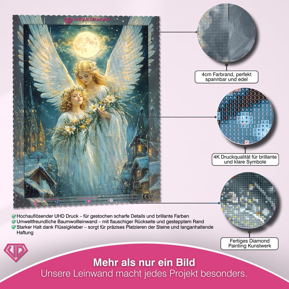 5D Diamond Painting – Engel des Lichts Unique-Diamond