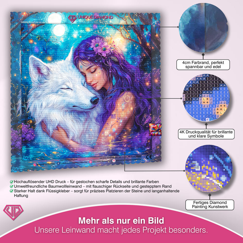 5D Diamond Painting – Mondlicht Freunde Unique-Diamond