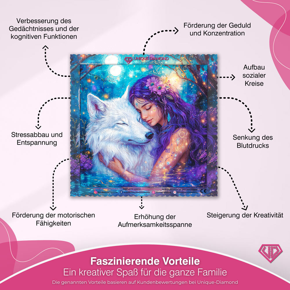 5D Diamond Painting – Mondlicht Freunde Unique-Diamond