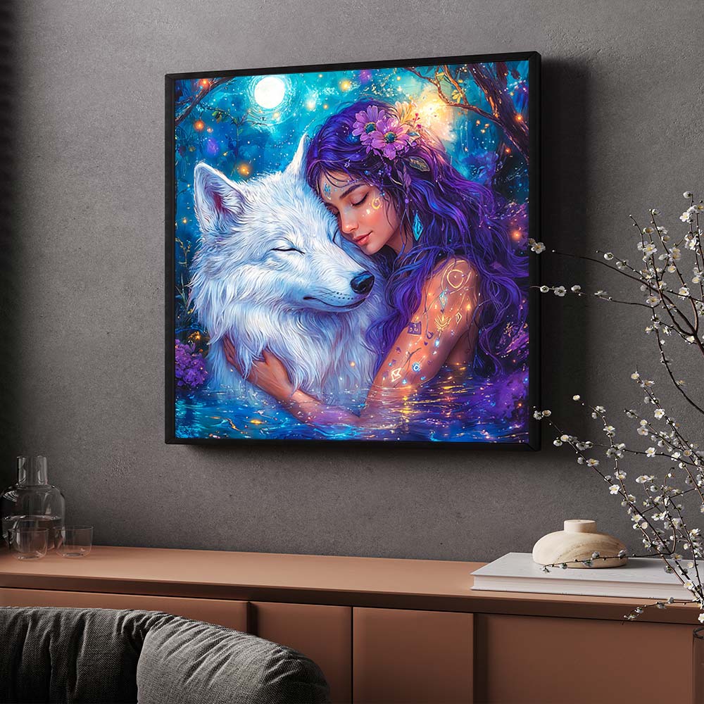 5D Diamond Painting – Mondlicht Freunde Unique-Diamond