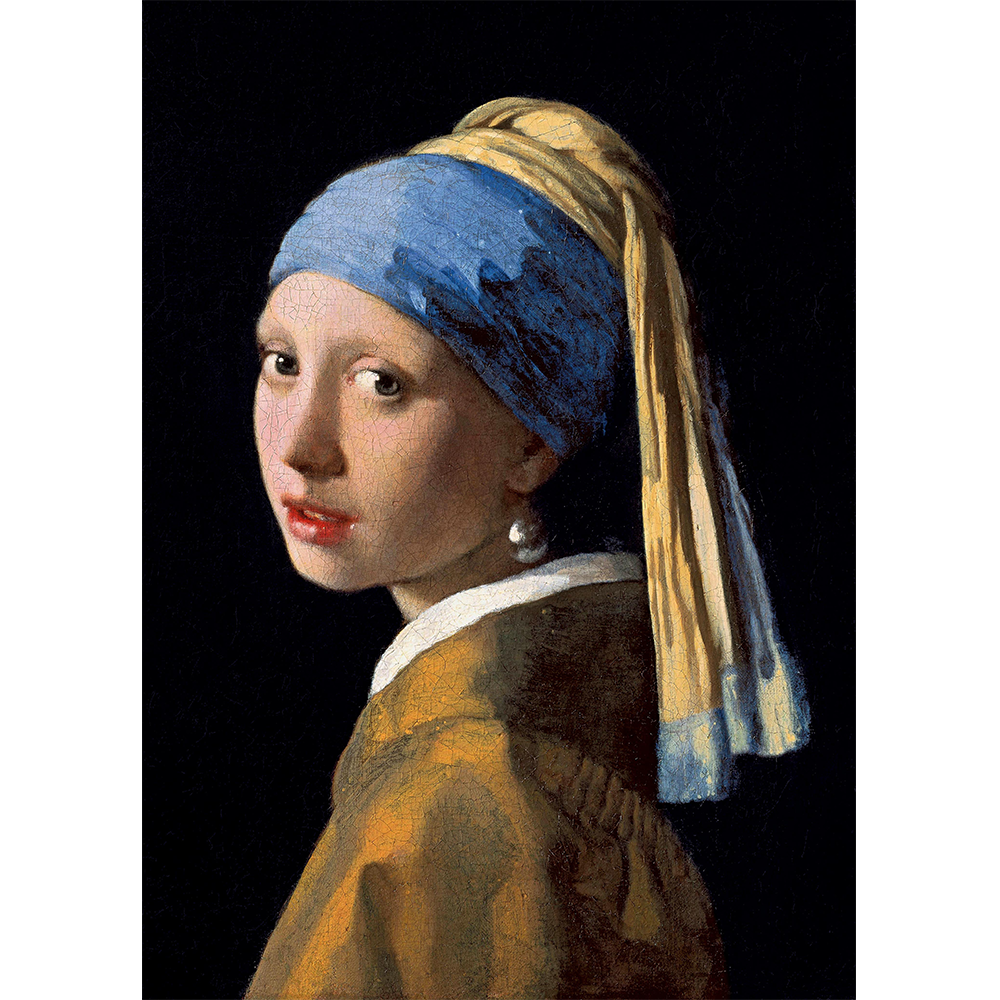 5D Diamond Painting Jan Vermeer - Mädchen mit Perlenohrring_Unique_Diamond