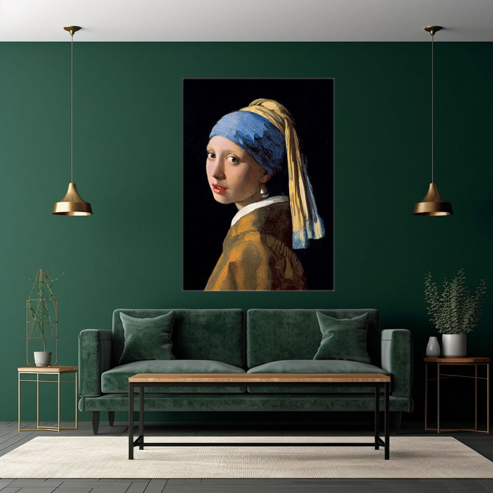 5D Diamond Painting Jan Vermeer - Mädchen mit Perlenohrring_Unique_Diamond