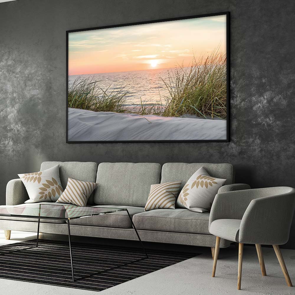 5D Diamant Painting – Sonnenuntergang am Sandstrand Unique-Diamond