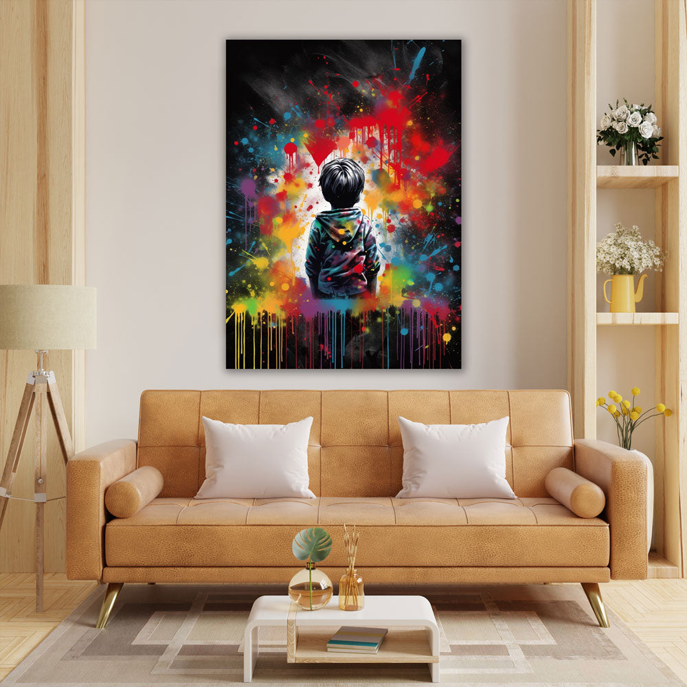 5D Diamond Painting AB Steine Lonely Little Boy