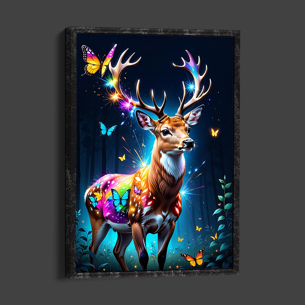 5D Diamond Painting AB Steine Magic Deer, Unique-Diamond