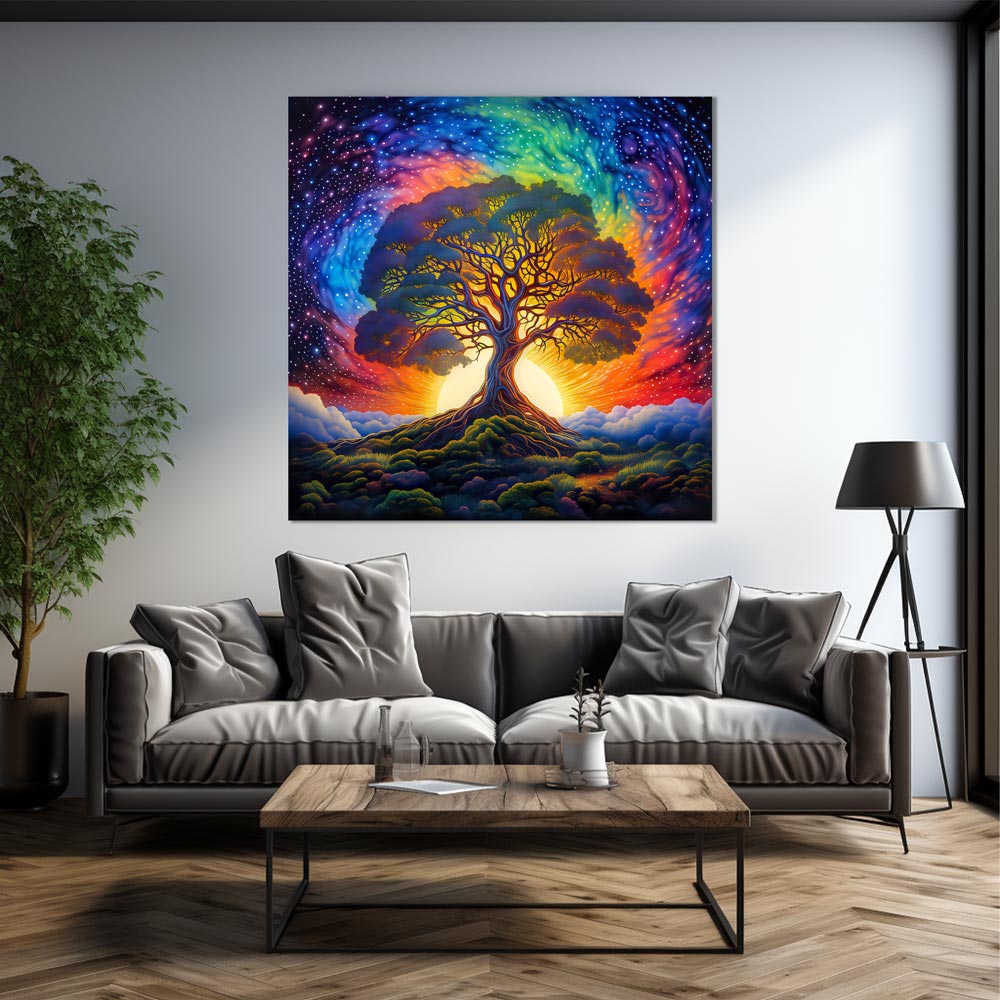 5D Diamond Painting AB Steine Magic Tree, Unique-Diamond