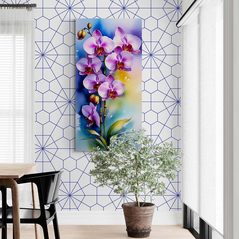 5D Diamond Painting AB Steine Orchidee, Unique-Diamond