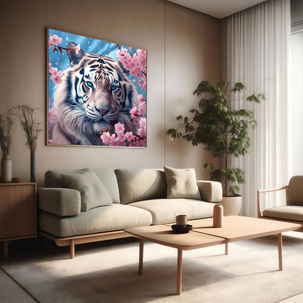 5D Diamond Painting AB Steine Tiger, Unique-Diamond