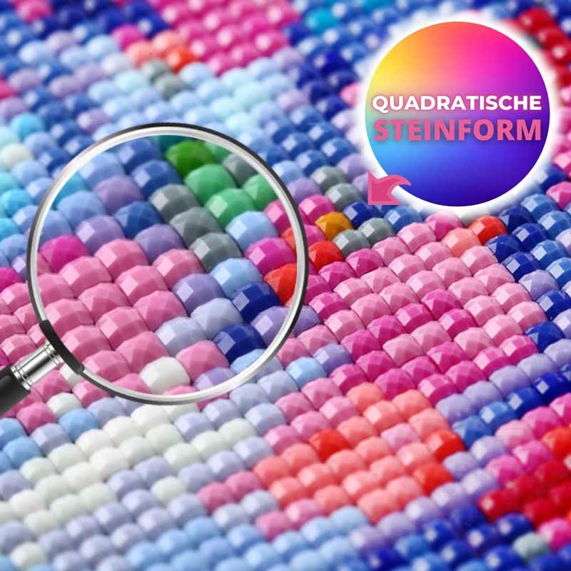 5D Diamond Painting – Mechanische Blütenfantasie