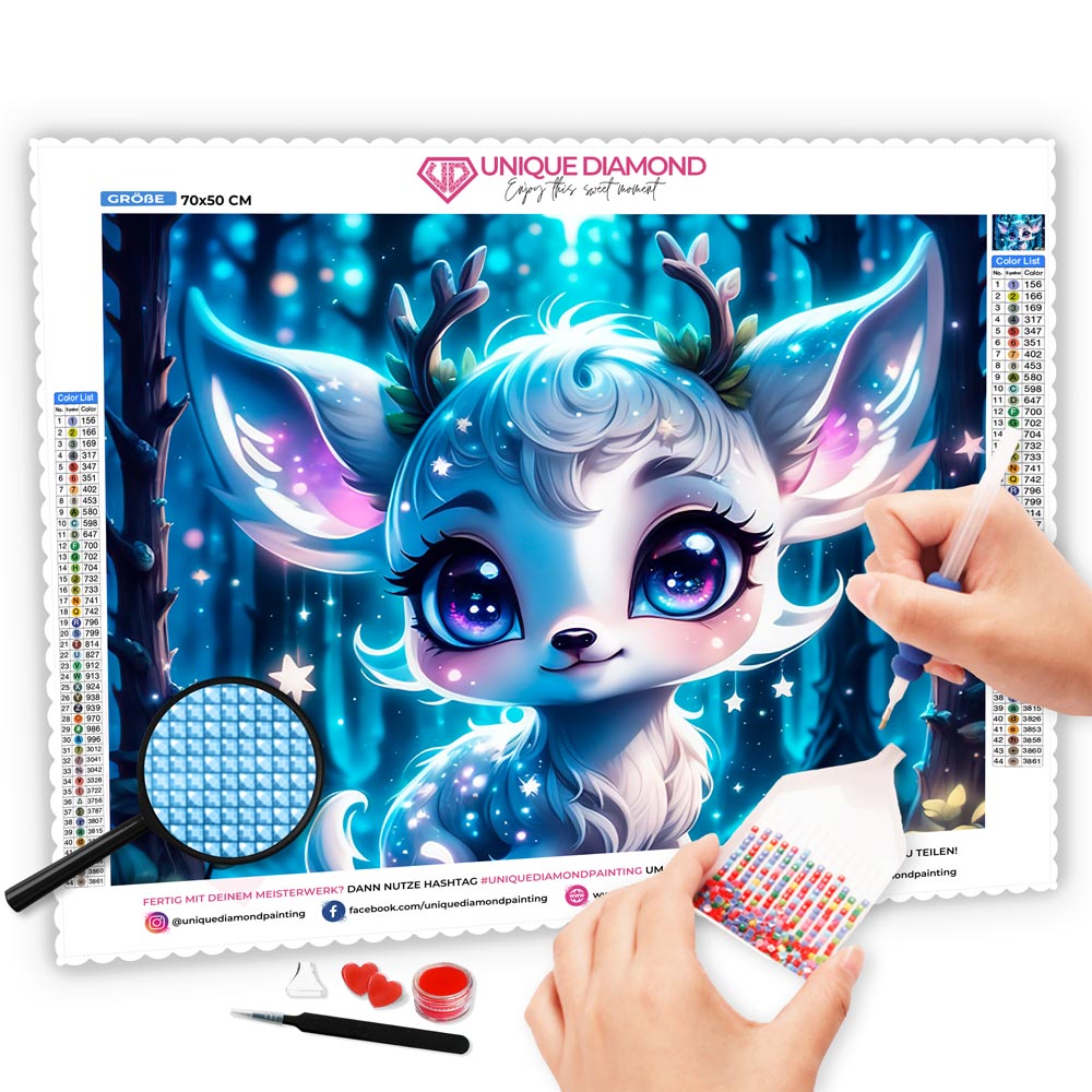 5D Diamond Painting – Small Cute Deer