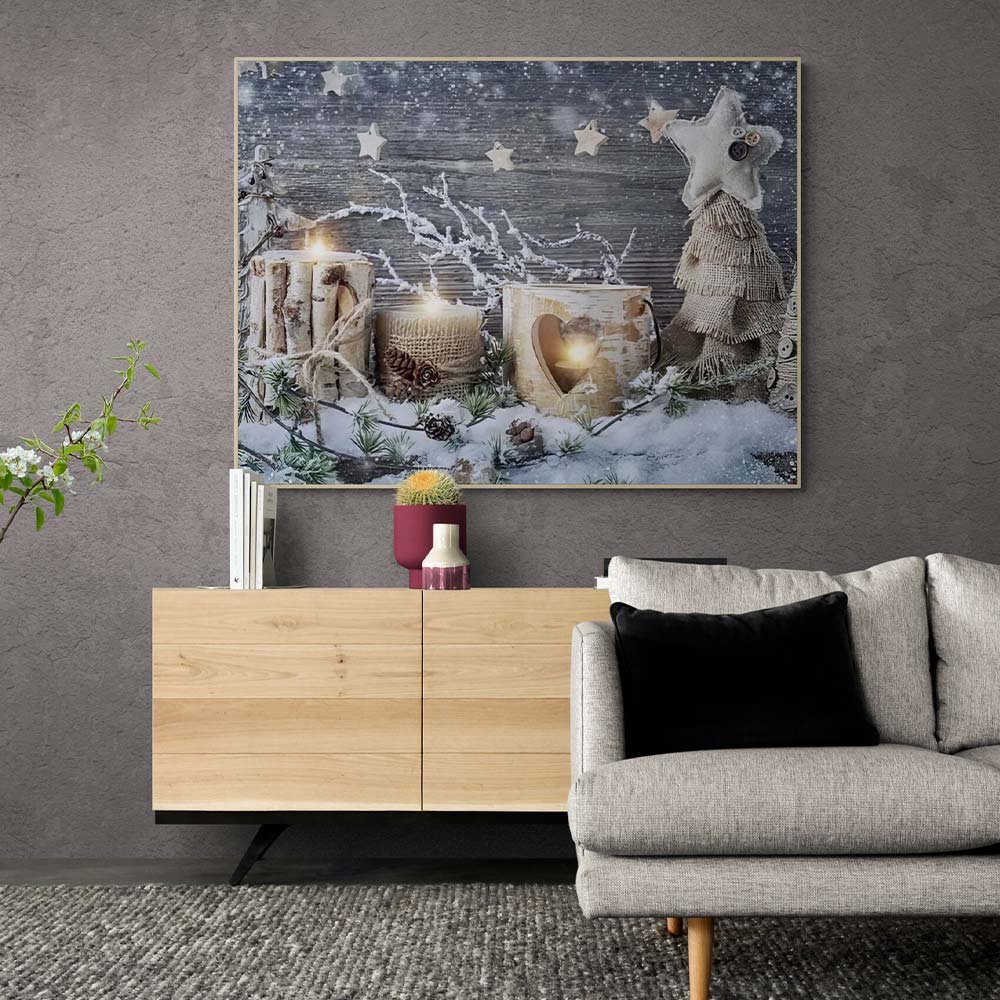 5D Diamond Painting Merry Christmas Weihnachtsdeko, Unique-Diamond