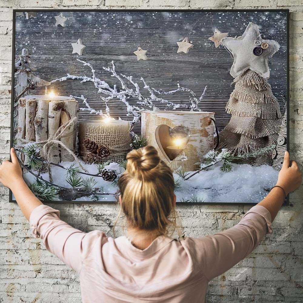 5D Diamond Painting Merry Christmas Weihnachtsdeko, Unique-Diamond