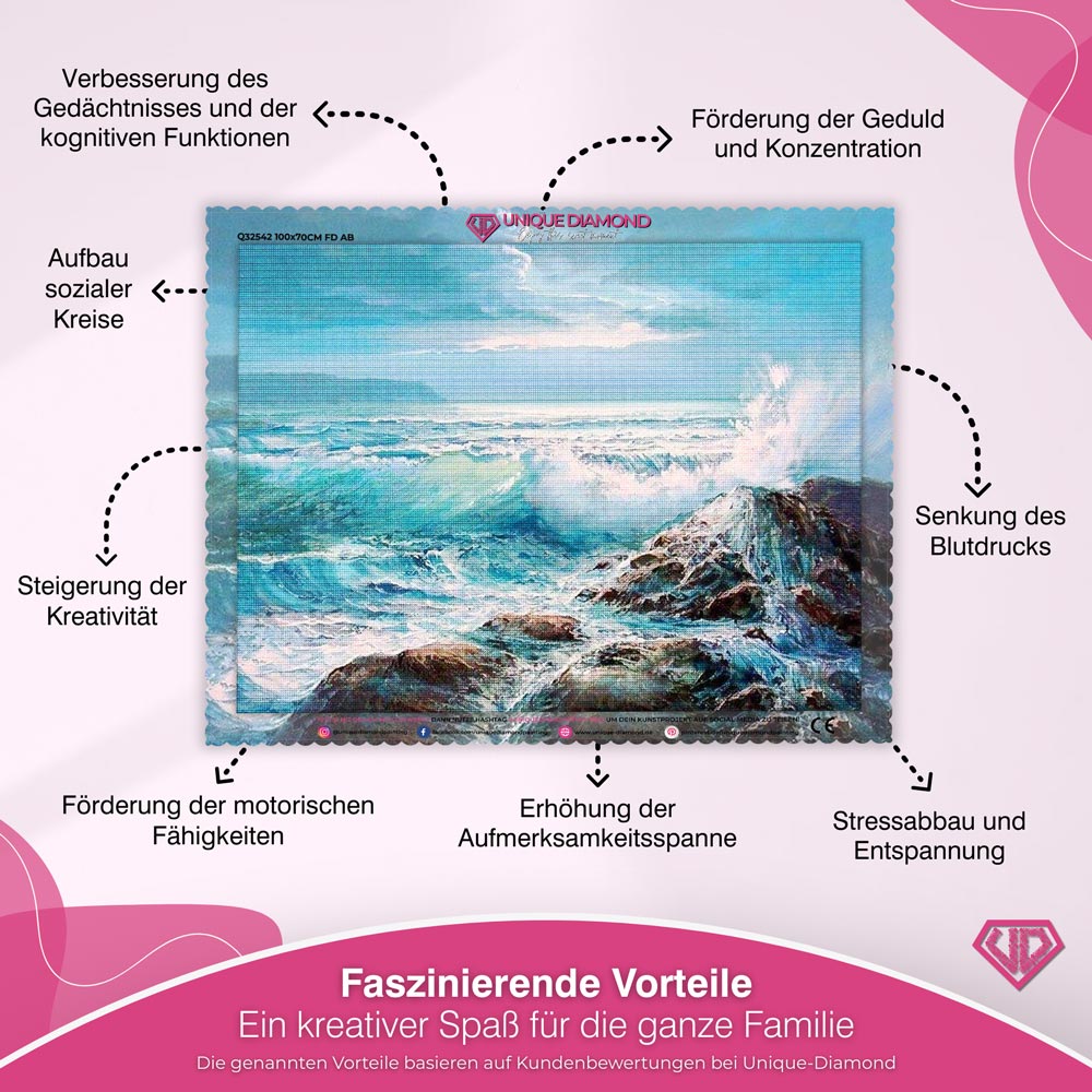 5D Diamond Painting – Ozean Unique-Diamond