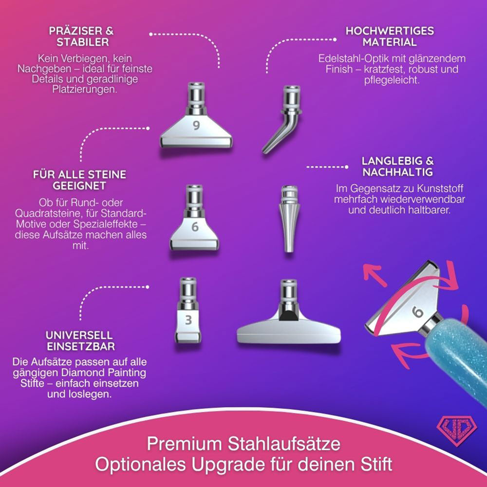 Diamond Painting Ergonomischer Premium-Stift – Ocean Spark, Unique-Diamond