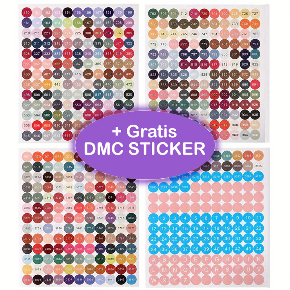 Diamond Painting Koffer Feder mit 60 Fächer, Unique-Diamond