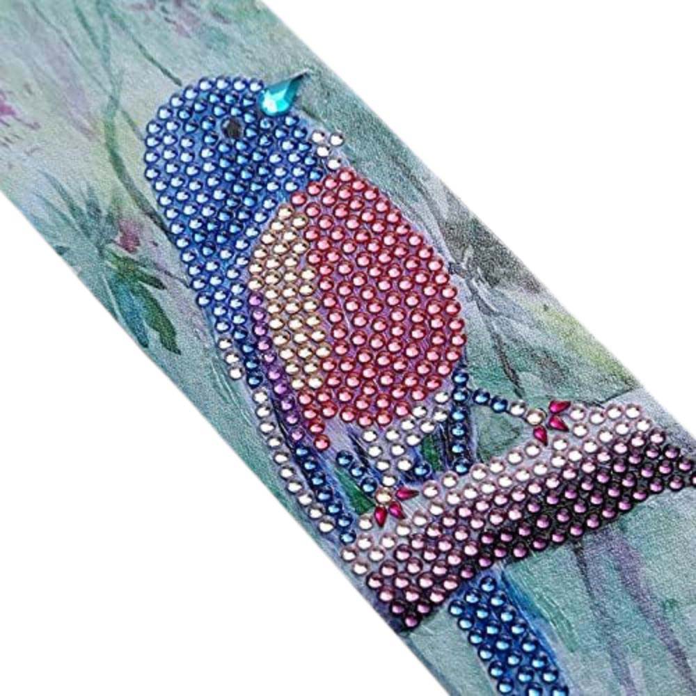 Diamond Painting Lesezeichen Vogel, Unique-Diamond