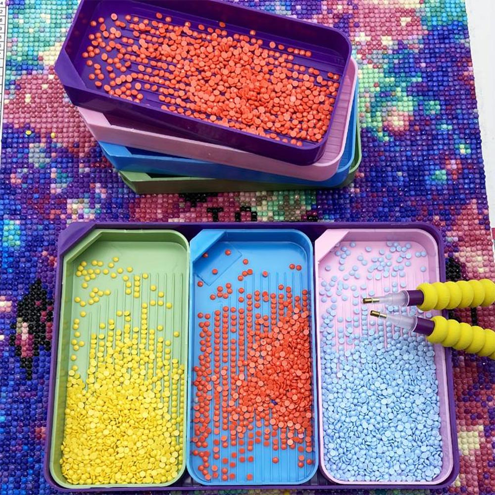 Diamond Painting Multifunktionales Schiffchen Set, Unique-Diamond