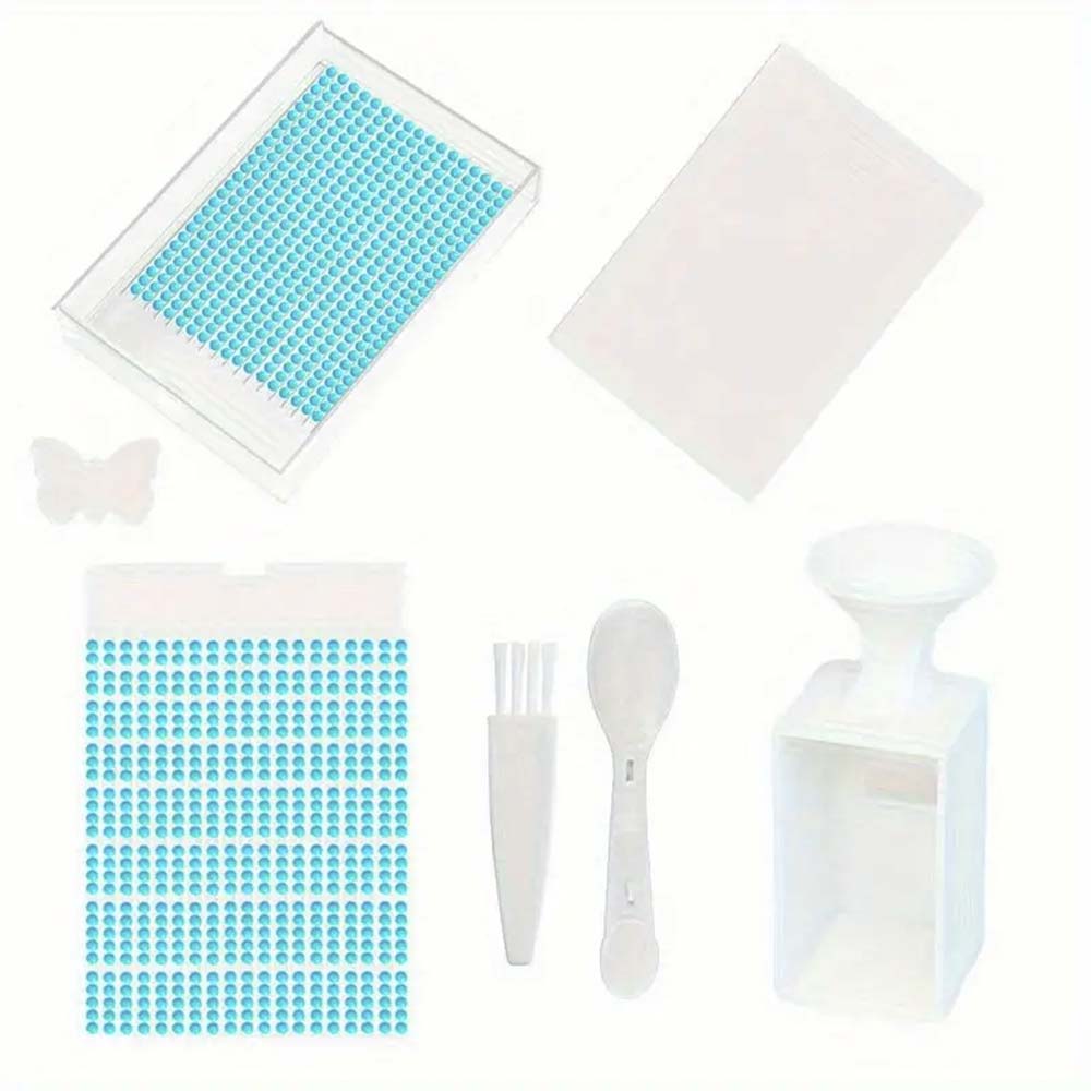 Diamond Painting Organisationsfächer und Trichter