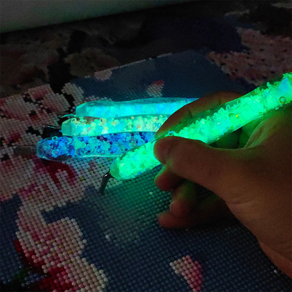 Diamond Painting Ergonomischer Leuchtstift – Regenbogenzauber