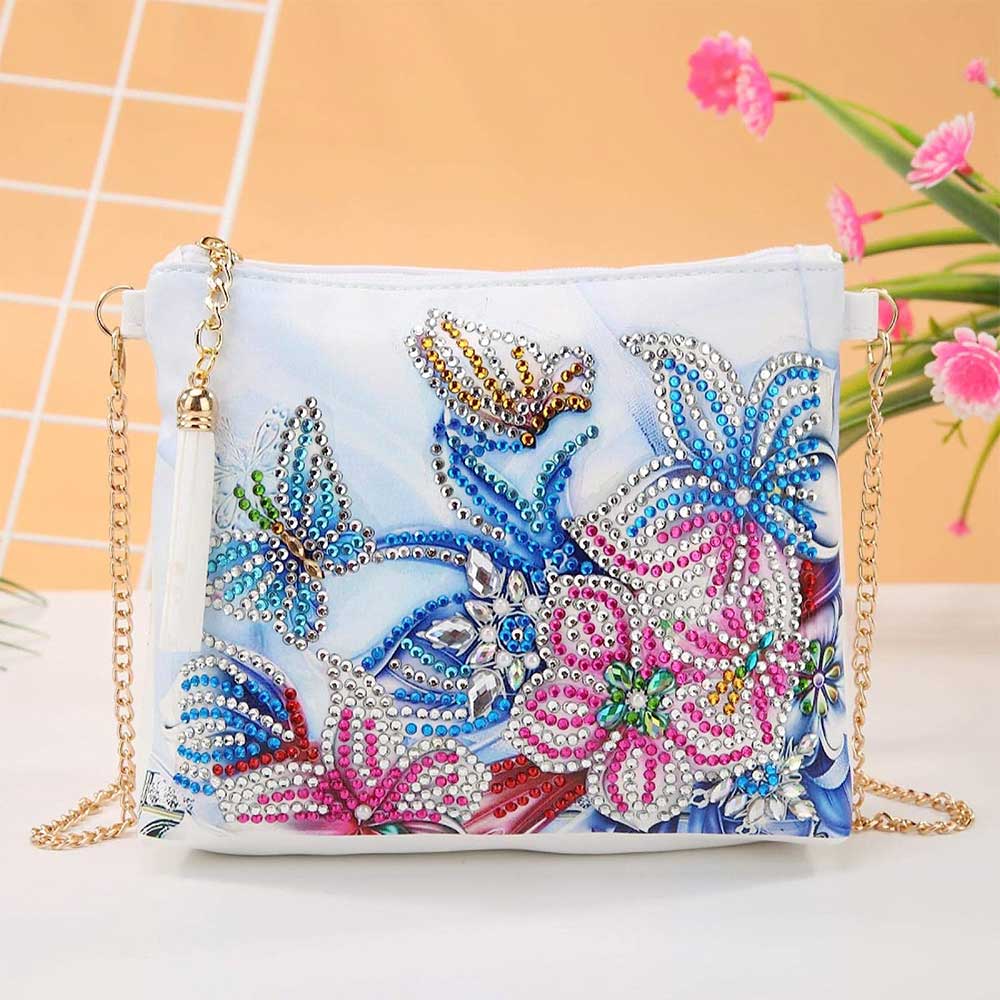 Diamond Painting Tasche Blumen, Unique-Diamond