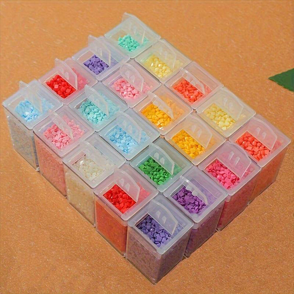 Diamond Painting XL Aufbewahrungsbox mit 32 Große Fächer