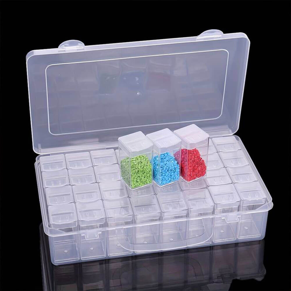 Diamond Painting XL Aufbewahrungsbox mit 32 Große Fächer