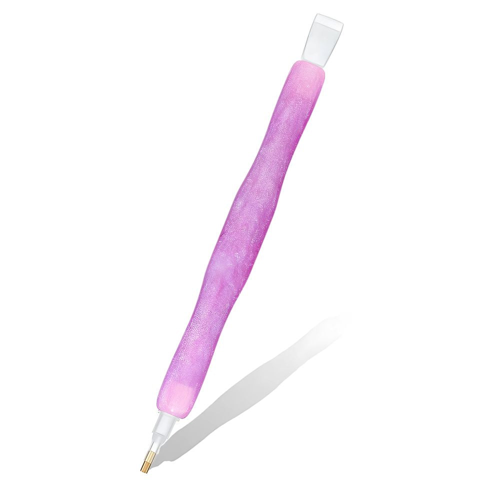 Diamond Painting Ergonomischer Premium-Stift – Pink Aura, Unique-Diamond