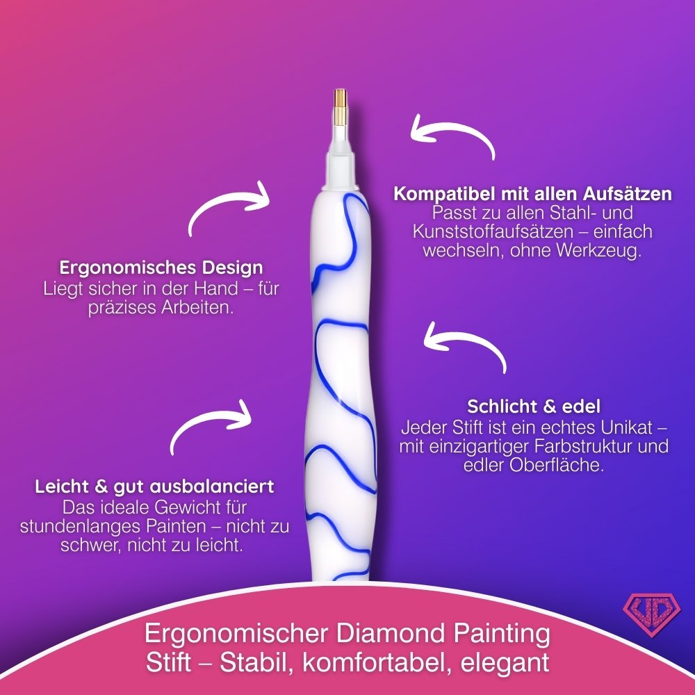 Diamond Painting Ergonomischer Premium-Stift – Arctic Lines Unique-Diamond