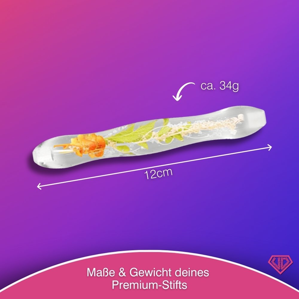 Diamond Painting Ergonomischer Premium-Stift – Golden Herb Bloom Unique-Diamond