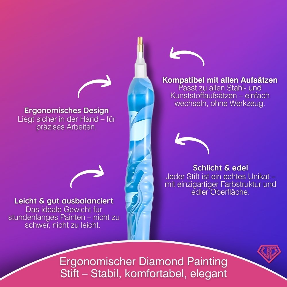 Diamond Painting Ergonomischer Premium-Stift – Arctic Sky Unique-Diamond