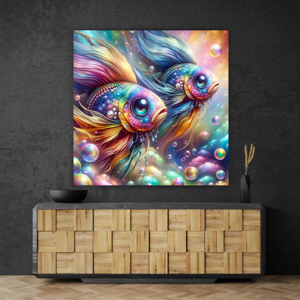 5D Diamond Painting – Regenbogen der Tiefe Unique-Diamond