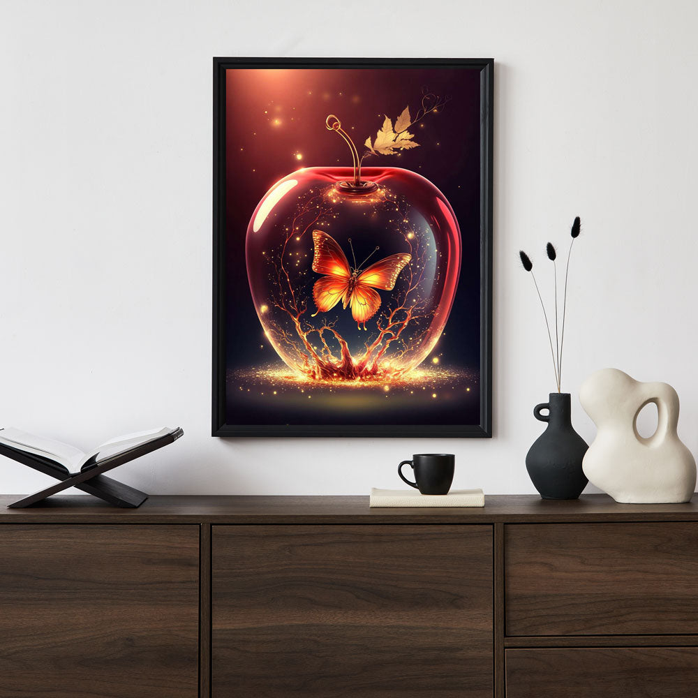 5D Diamond Painting AB Steine Magic Apple, Unique-Diamond
