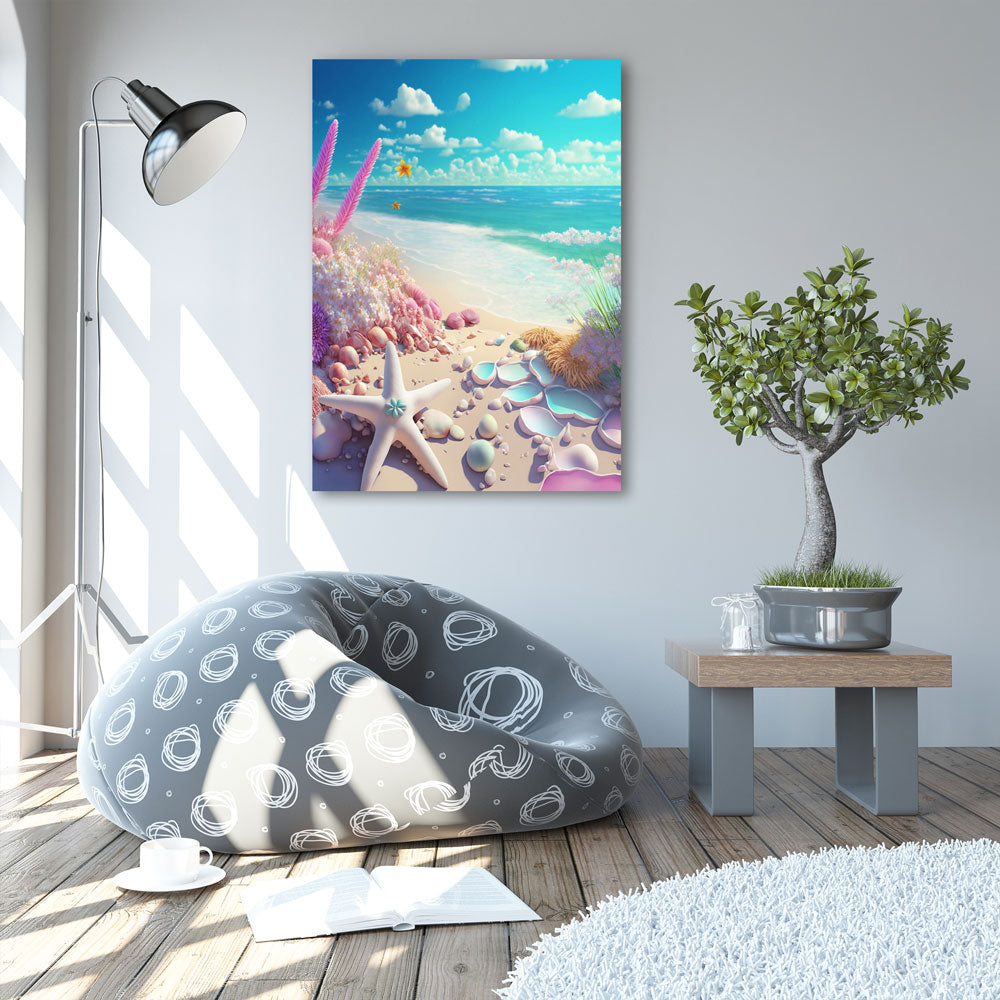 5D Diamond Painting AB Steine Magic Beach, Unique-Diamond