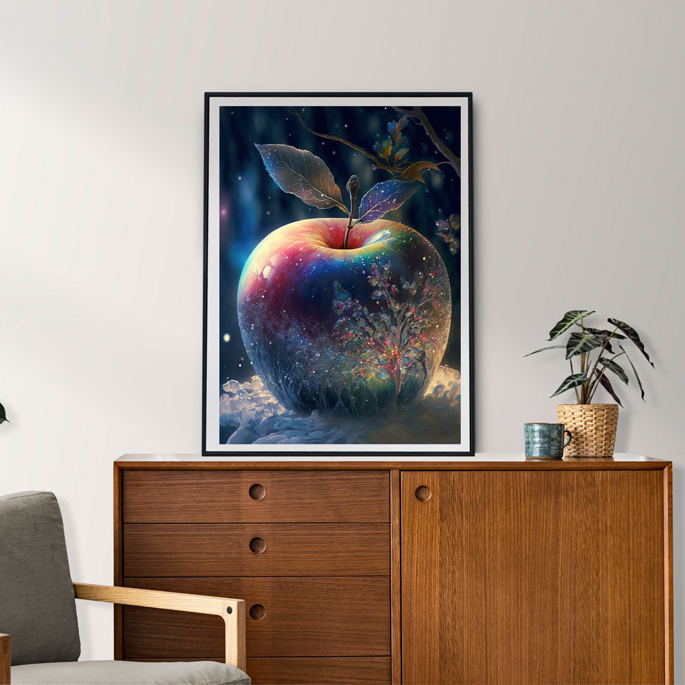 5D Diamond Painting AB Steine Ice Apple, Unique-Diamond