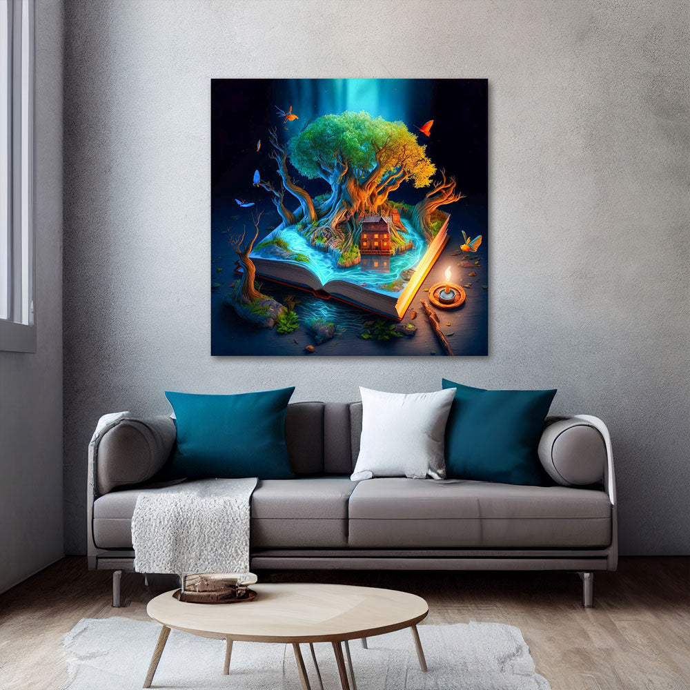 5D Diamond Painting AB Steine Magic Book, Unique-Diamond