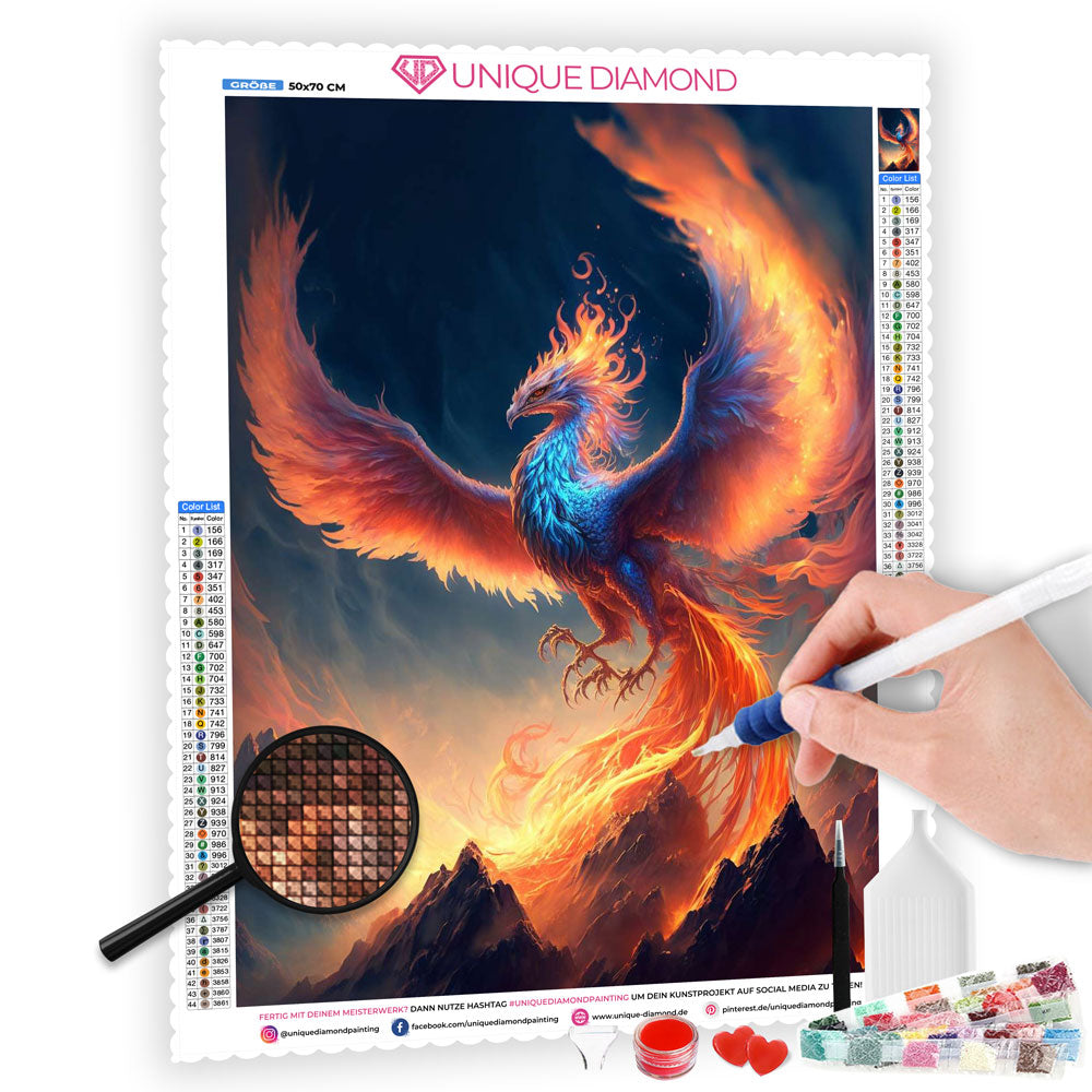 5D Diamond Painting – Phoenix