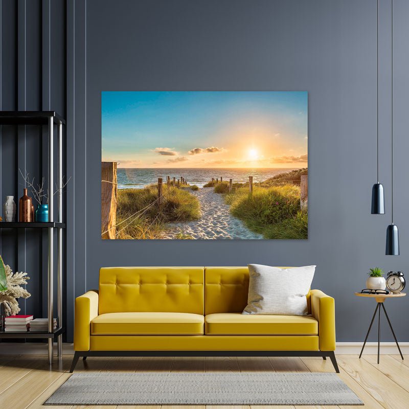 5D Diamant Painting Weg zum Meer - Unique-Diamond