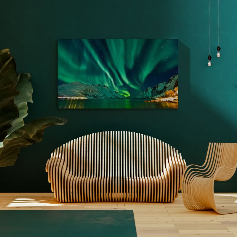 5D Diamond Painting AB Steine Aurora Landschaft - Unique-Diamond