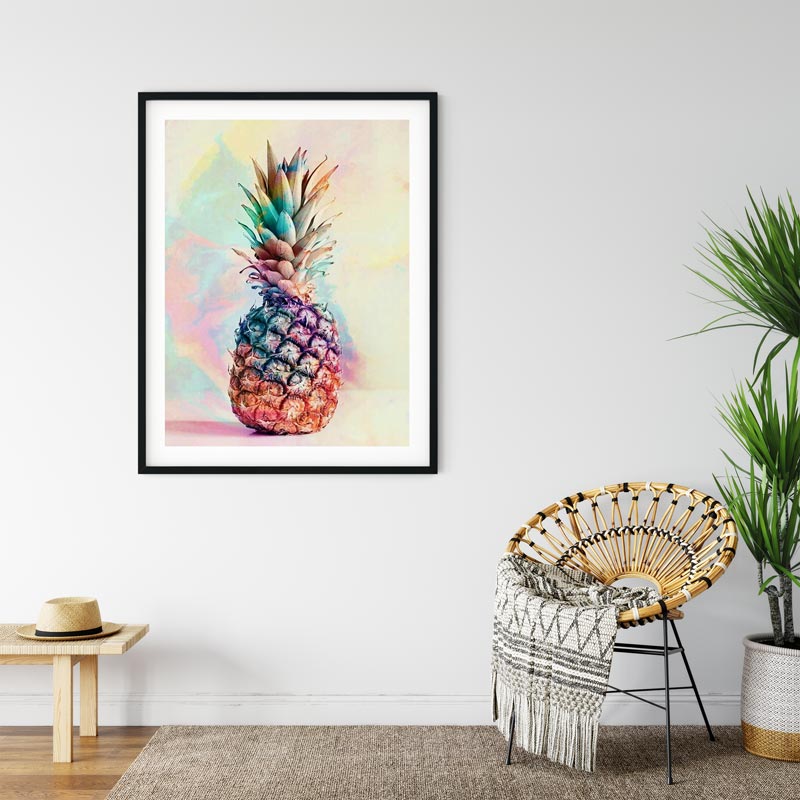 5D Diamond Painting AB Steine Bunter Ananas - Unique-Diamond
