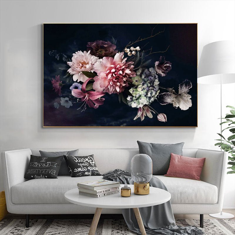 5D Diamond Painting exklusiver Blumenstrauß - Unique-Diamond