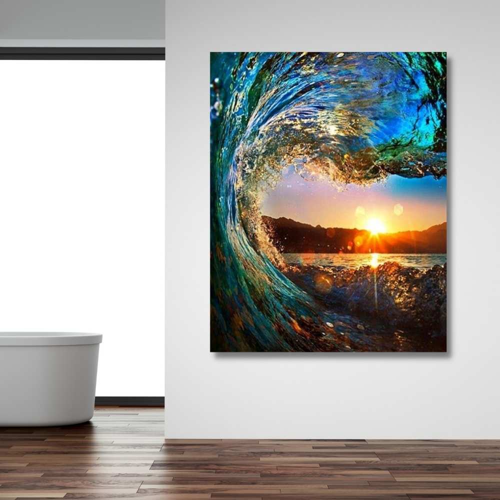 5D Diamond Painting Herz aus Wasser - Unique-Diamond